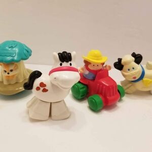 "Vintage" Happy Meal Farm Animal Playset with Tractor. (Lot 1)